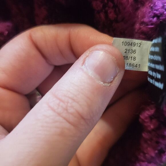 Lane Bryant Fuzzy Lattice-Sleeve Cutout Pullover Knit Sweater sz 26/28 - Picture 4 of 6